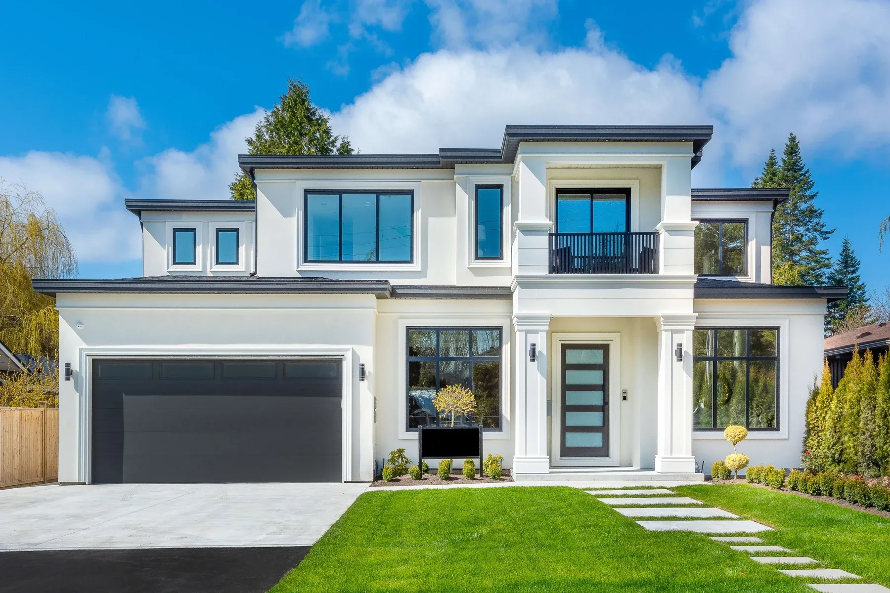 Finished modern two-story home